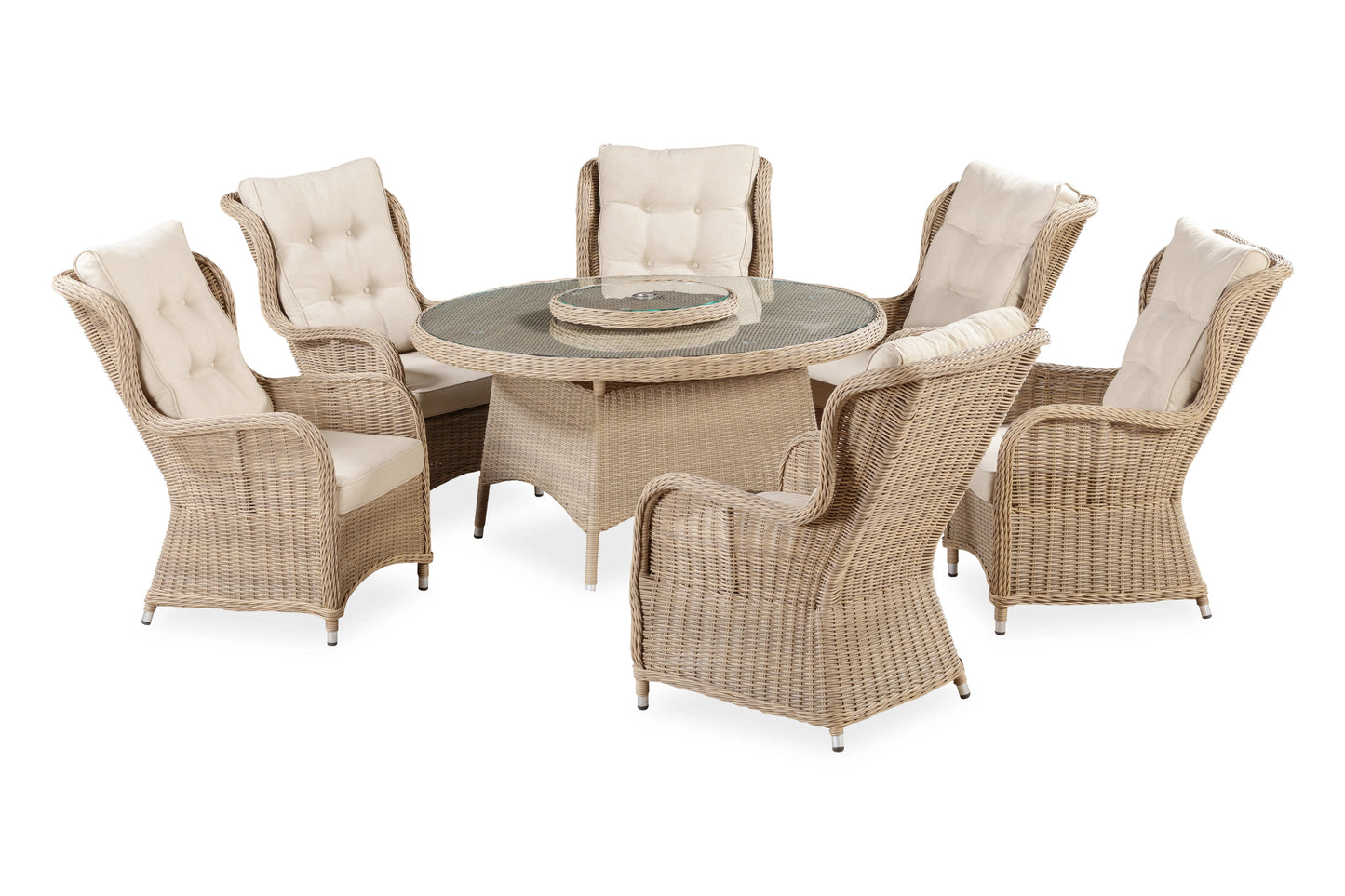 Cabana 6 Seat Dining Set - Natural