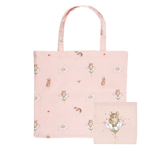 Wrendale Designs “Oops a Daisy” Mouse foldable Shopping Bag