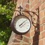 Double sided Marylebone Station Clock & Thermometer