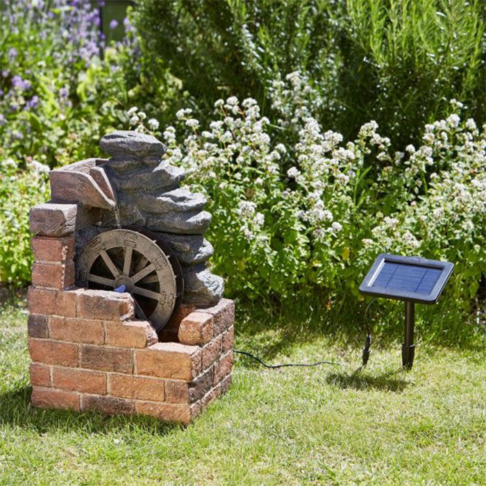 Haywood Mill Solar Powered water fountain