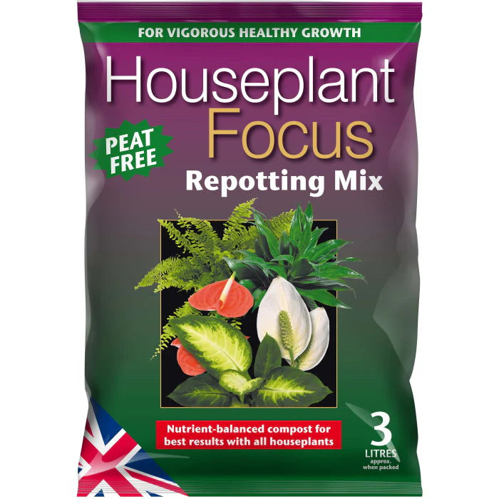 House plant Focus Repotting Mix 3 litres