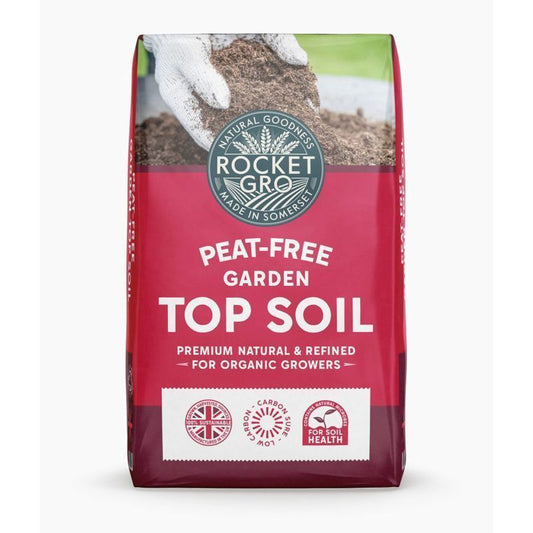 Topsoil peat free in a red bag 20Litres