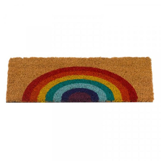 Rainbow 53x23cm coir insert door mat