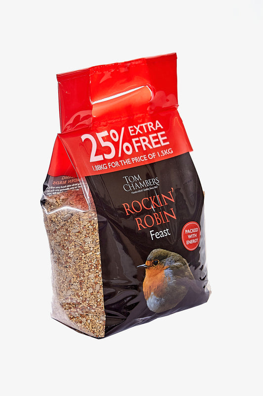 1.88kg of rockin robin bird seed by tom chambers